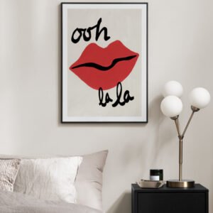 RED LIPS POSTER