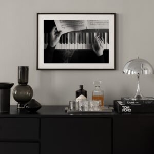 SMOKING BY THE PIANO POSTER