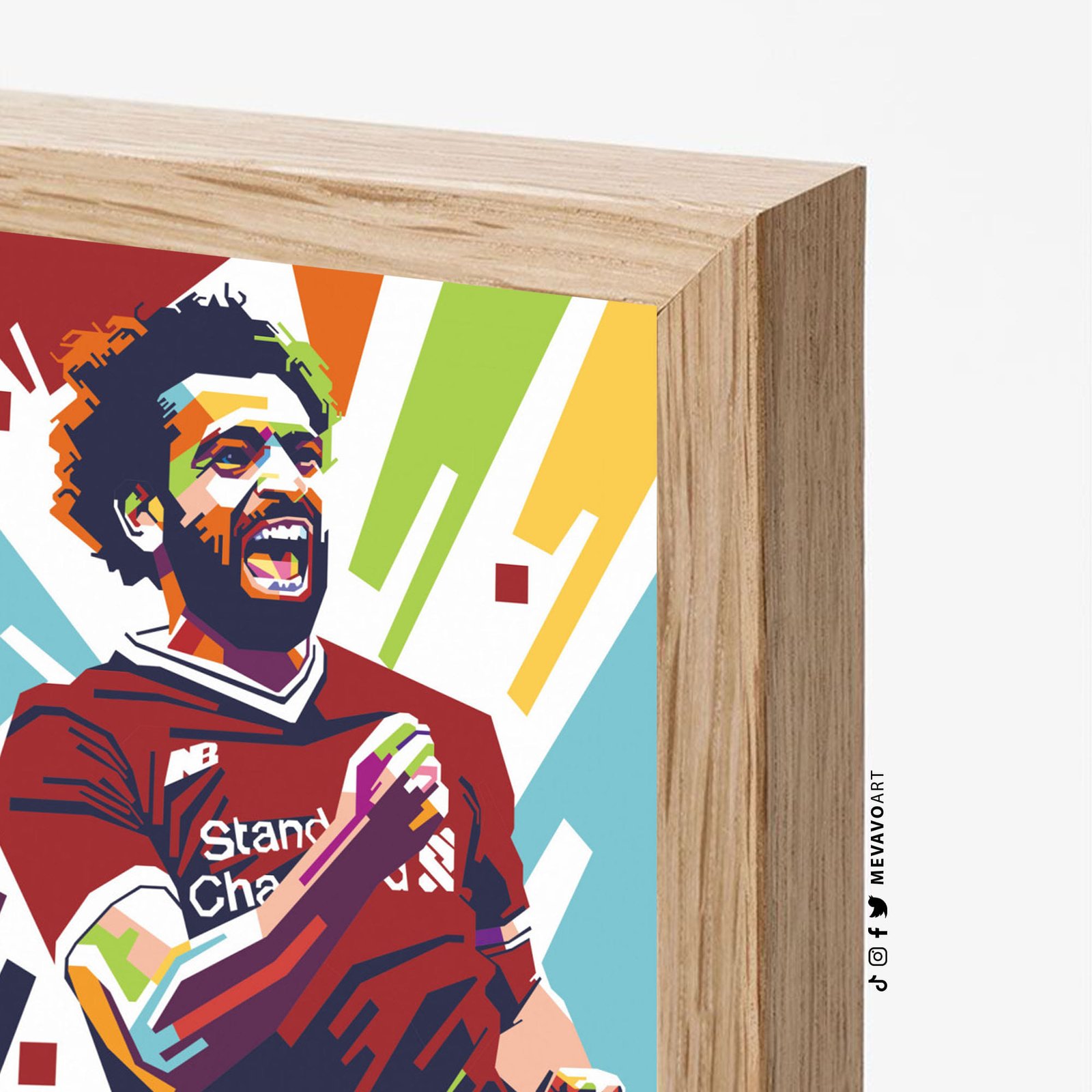 Mo Salah Pop Art - Mevavo