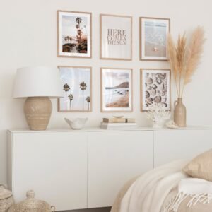 Gallery Wall With Tropical Beach